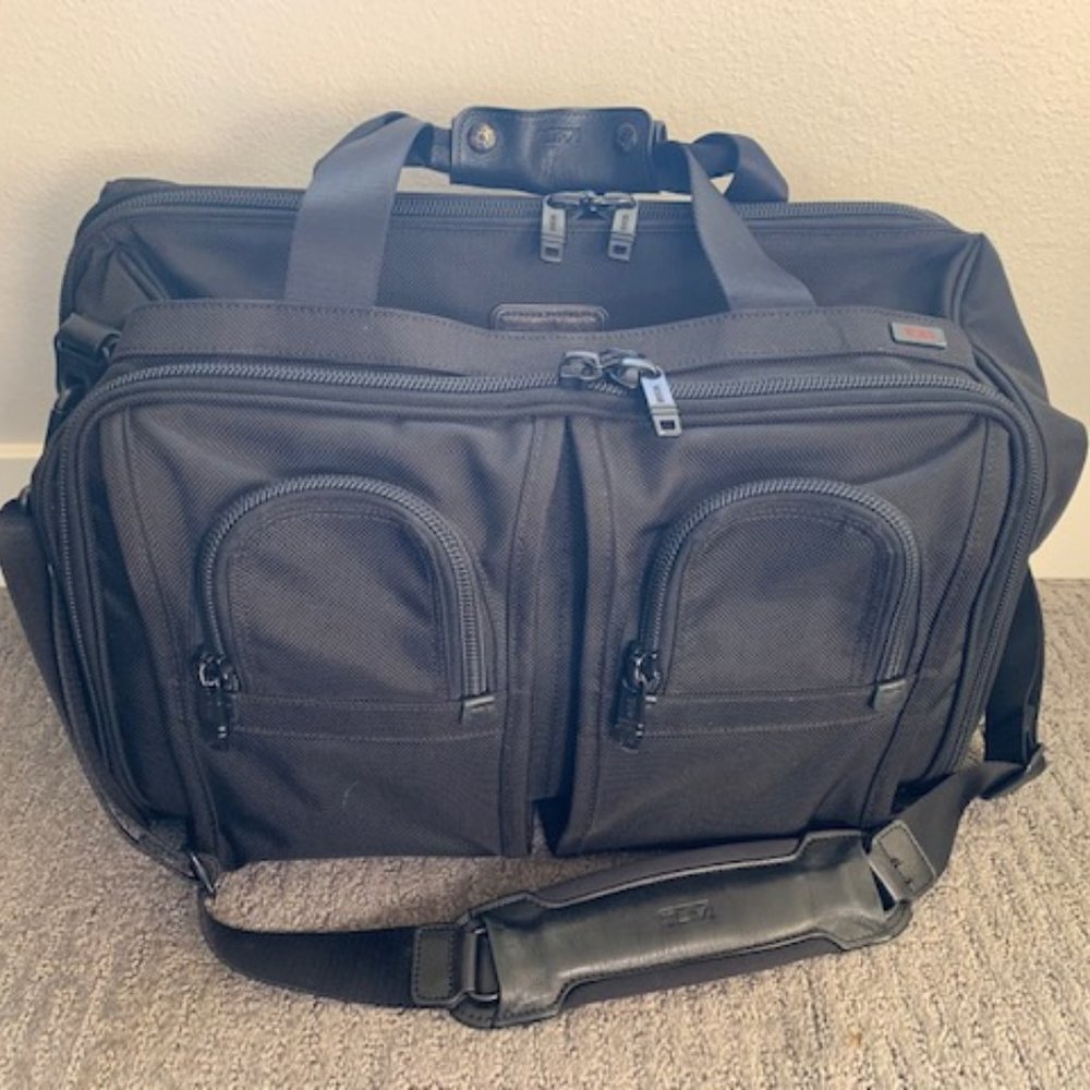 Tumi Carry-On Briefcase Satchel